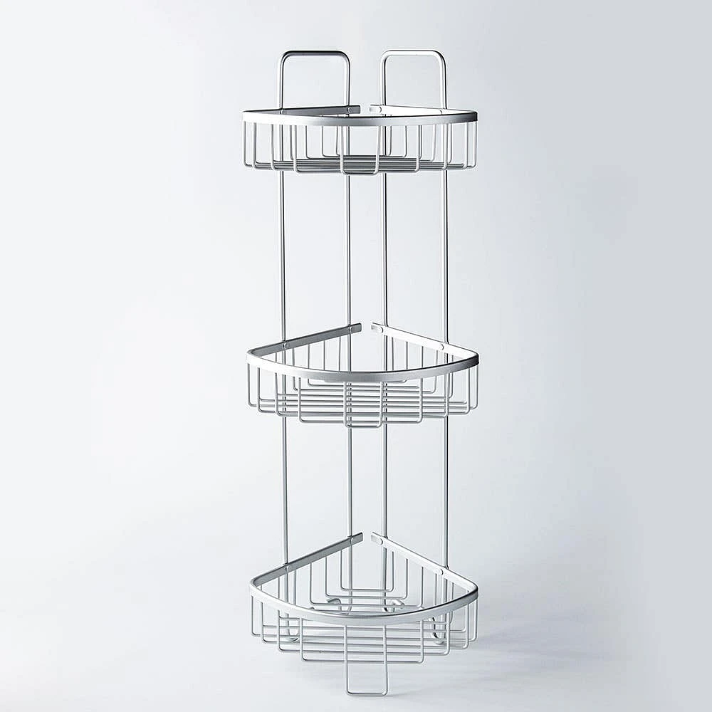 KSP Aquastor Rust-Free Wire Stand 3-Tier Corner (Aluminum)