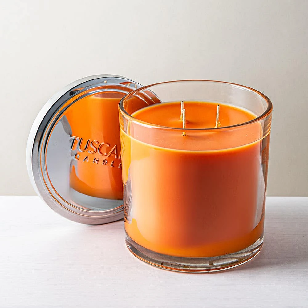 Empire Tuscany 3-Wick 'Vanilla Pumpkin' Glass Jar Candle 14oz.