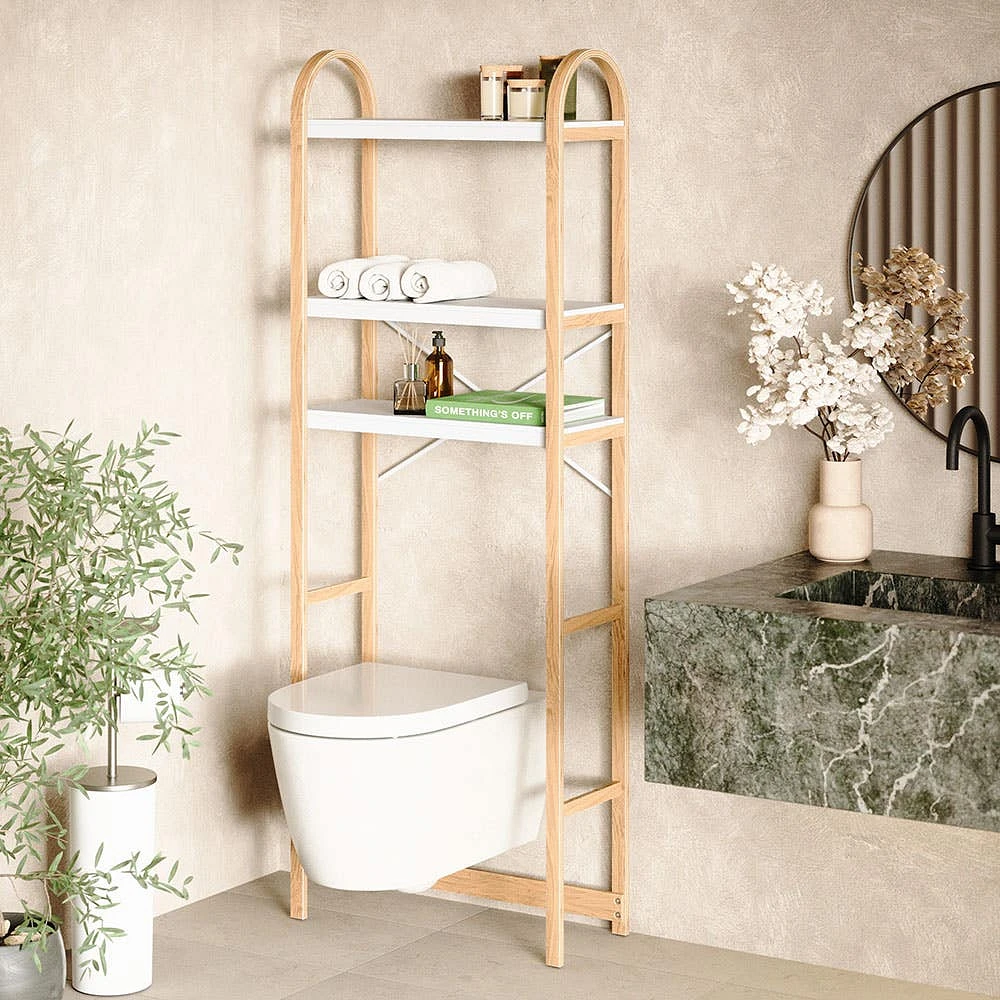 Umbra Bellwood Over The Toilet Shelf (Natural/White)