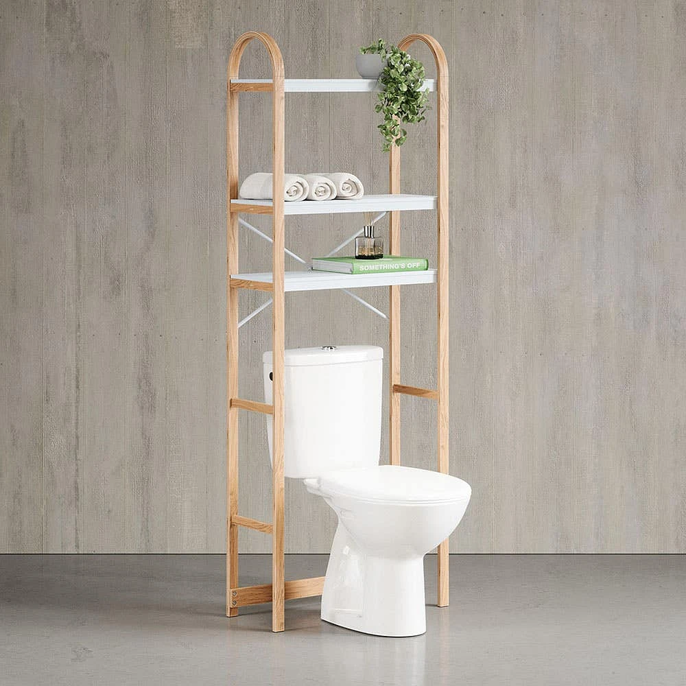 Umbra Bellwood Over The Toilet Shelf (Natural/White)