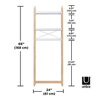 Umbra Bellwood Over The Toilet Shelf (Natural/White)