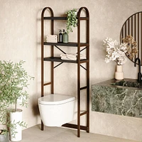 Umbra Bellwood Over The Toilet Shelf (Black/Walnut)