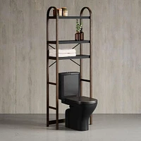 Umbra Bellwood Over The Toilet Shelf (Black/Walnut)