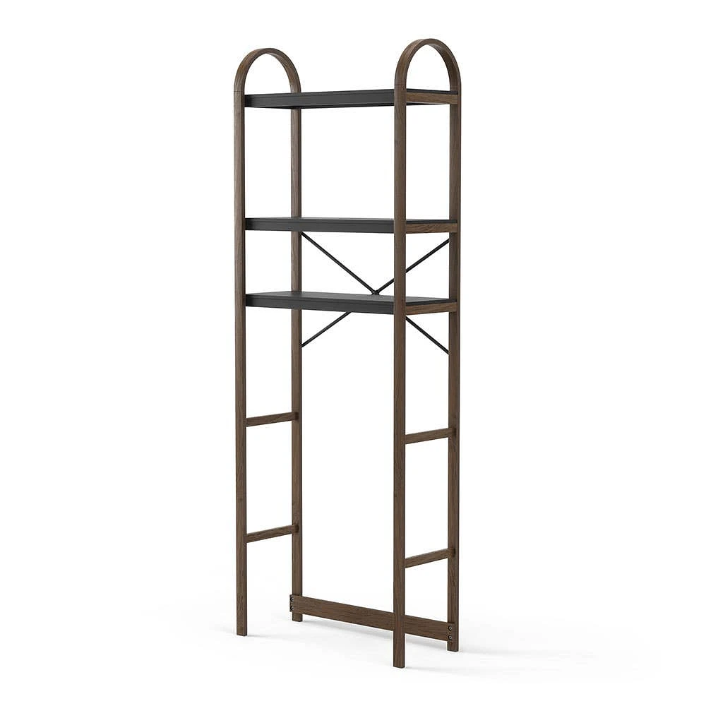 Umbra Bellwood Over The Toilet Shelf (Black/Walnut)