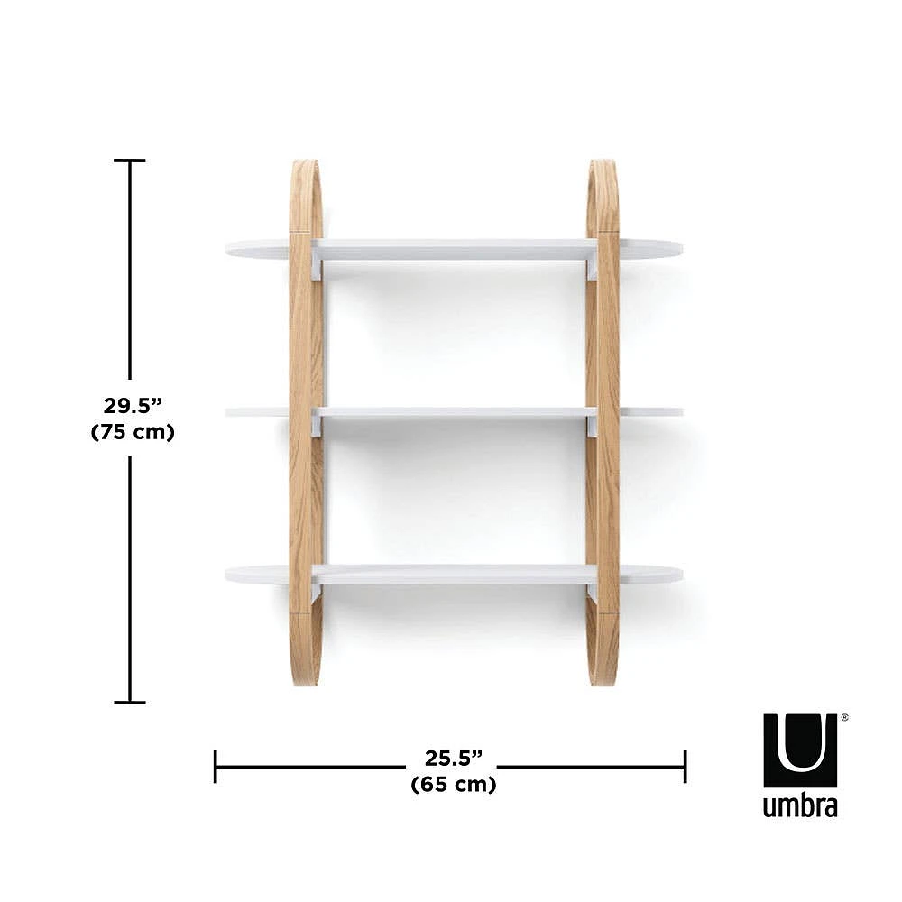 Umbra Bellwood Wall Shelf (Natural/White)