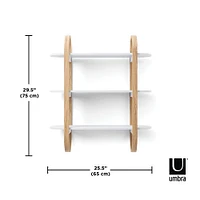 Umbra Bellwood Wall Shelf (Natural/White)