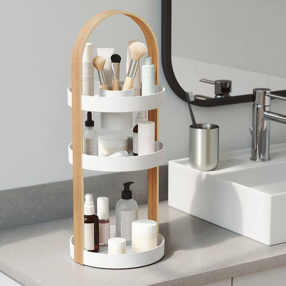 Umbra Bellwood '3-Tier' Cosmetic Organizer (Natural/White)