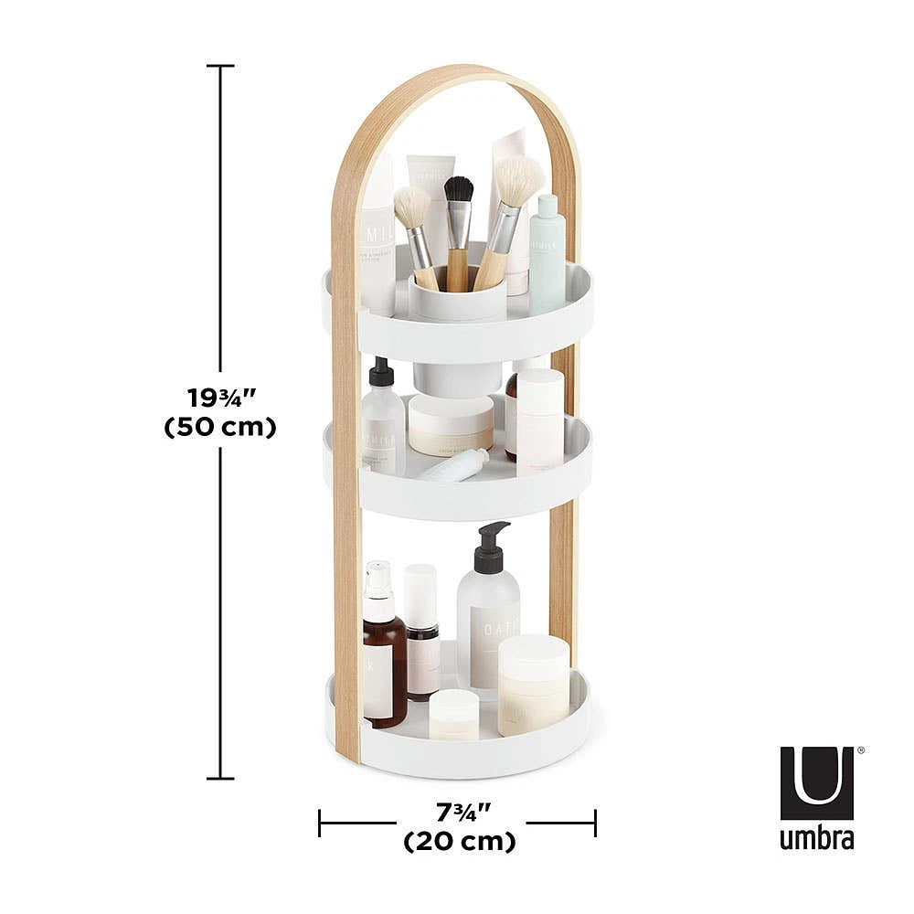 Umbra Bellwood '3-Tier' Cosmetic Organizer (Natural/White)