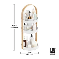 Umbra Bellwood '3-Tier' Cosmetic Organizer (Natural/White)
