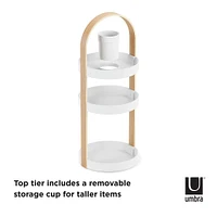Umbra Bellwood '3-Tier' Cosmetic Organizer (Natural/White)
