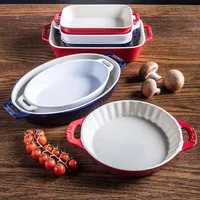 Staub En France Ceramic 9" Pie Dish (Cherry)