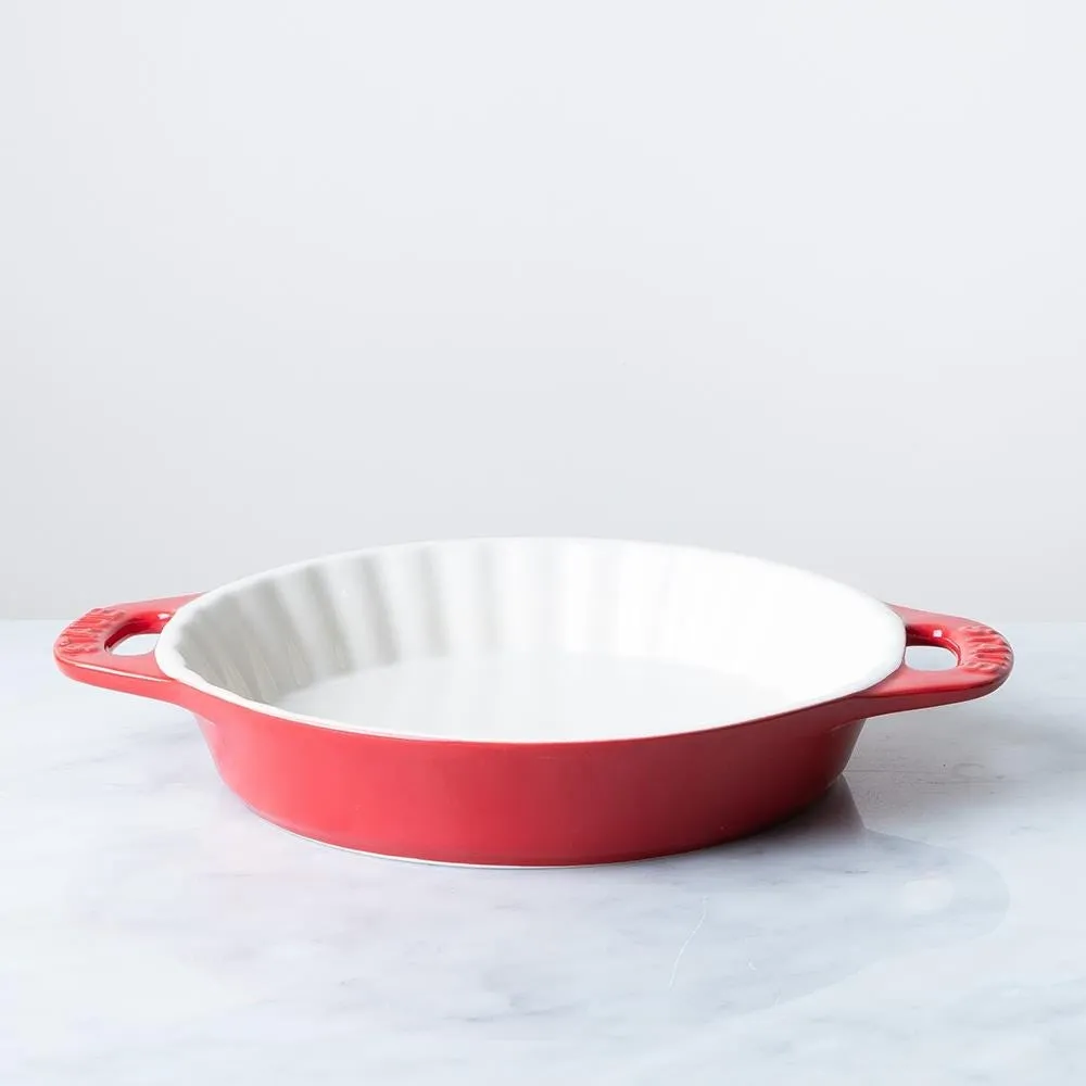 Staub En France Ceramic 9" Pie Dish (Cherry)