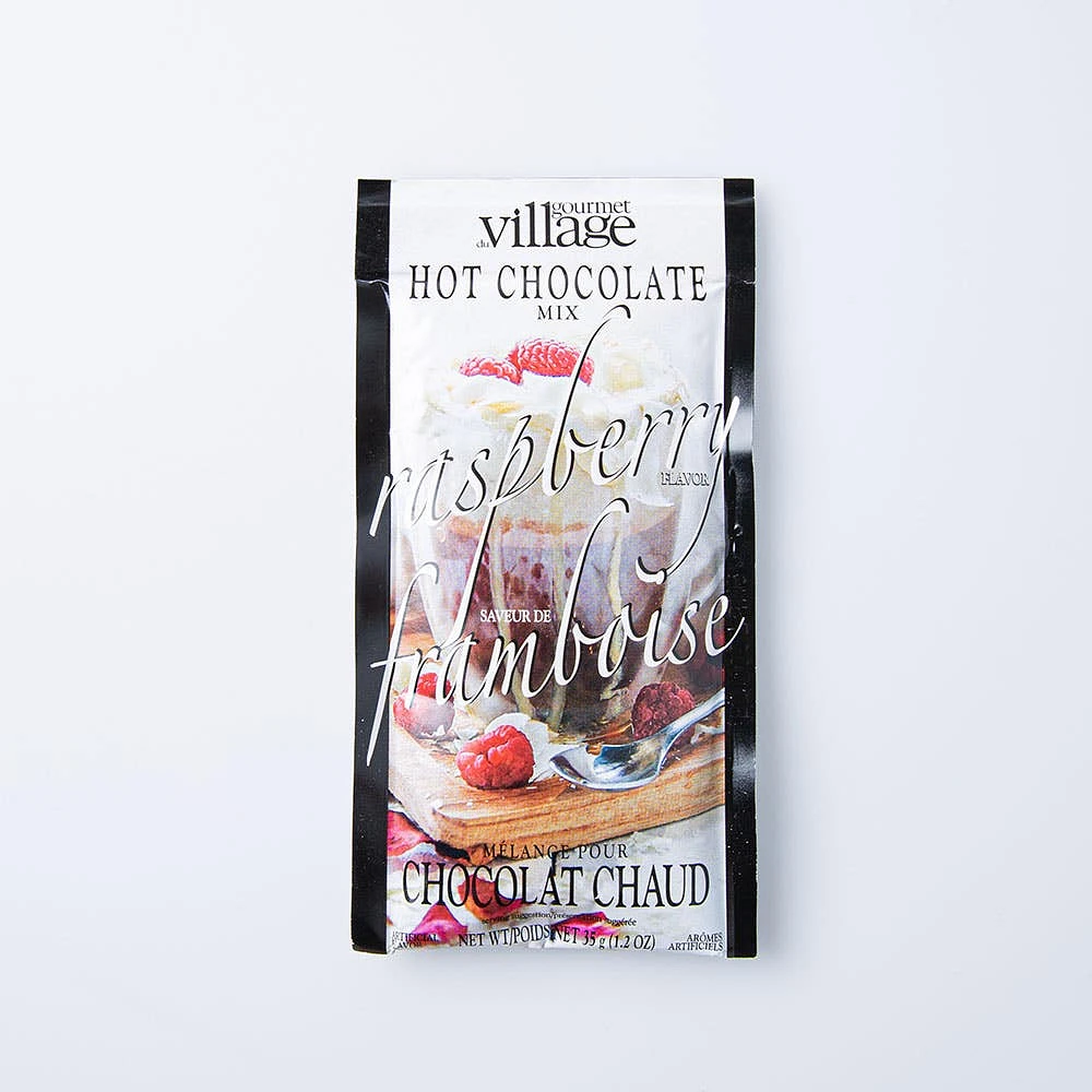 Gourmet Du Village Single Serve 'Raspberry' Hot Chocolate 35g