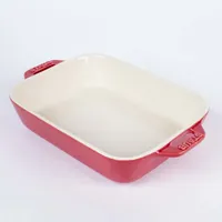 Staub En France Ceramic 7.5"x6" Rectangular Bake Dish (Cherry)