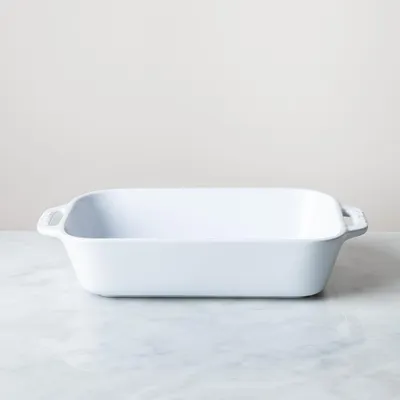Staub En France Ceramic 10.5"x7.5" Rectangular Bake Dish (White)