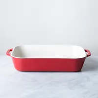 Staub En France Ceramic 13"x9" Rectangular Bake Dish (Cherry)
