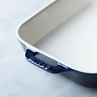 Staub En France Ceramic 13"x9" Rectangular Bake Dish (Dark Blue)