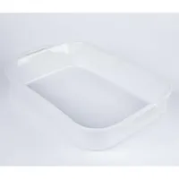 Staub En France Ceramic 13"x9" Rectangular Bake Dish (White)