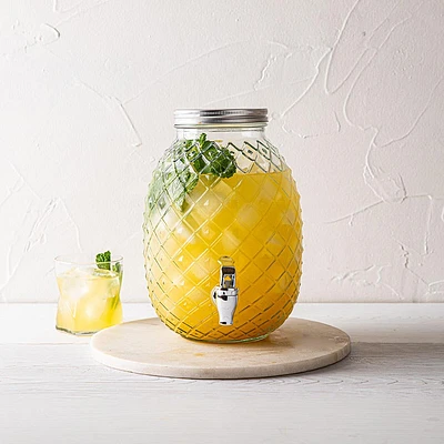 KSP Ananas Glass Beverage Dispenser (4.6L)