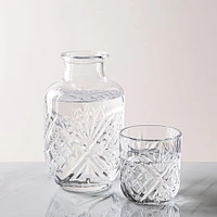 KSP Exquisite Bedside Water Carafe with Glass (560mL)