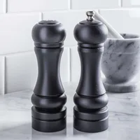 Trudeau Maison Seville Wood Salt and Pepper Mill - Set of 2 (Espresso)