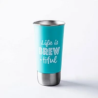 Pure Stainless Steel Tumbler with Bottle Cap Opener 500ml (Asstd.)