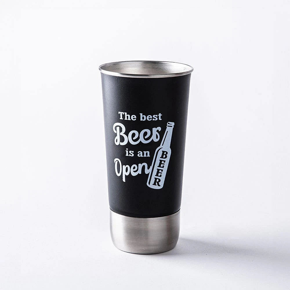 Pure Stainless Steel Tumbler with Bottle Cap Opener 500ml (Asstd.)