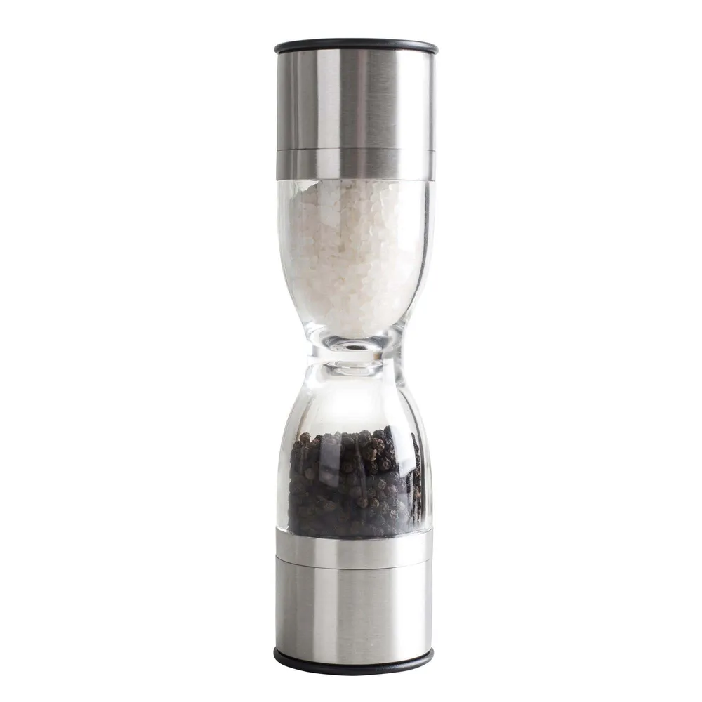 Kamenstein Holden Salt & Pepper Mill (Clear & Stainless Steel)