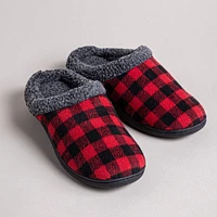 Every Sunday Ultra Soft 'Clog Style' Memory Foam Slippers Men Red