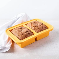 KSP Freezicube Silicone Food and Soup Tray 2 Cup 2 Cavity (Orange