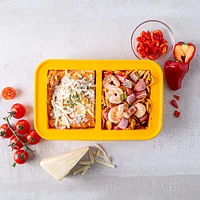 KSP Freezicube Silicone Food and Soup Tray 2 Cup 2 Cavity (Orange