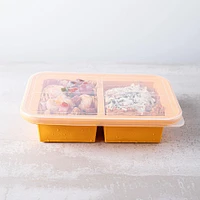 KSP Freezicube Silicone Food and Soup Tray 2 Cup 2 Cavity (Orange