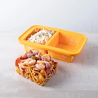 KSP Freezicube Silicone Food and Soup Tray 2 Cup 2 Cavity (Orange