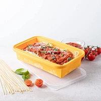 KSP Freezicube Silicone Food and Soup Tray 6 Cup 1 Cavity (Orange)