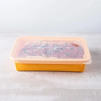 KSP Freezicube Silicone Food and Soup Tray 6 Cup 1 Cavity (Orange)