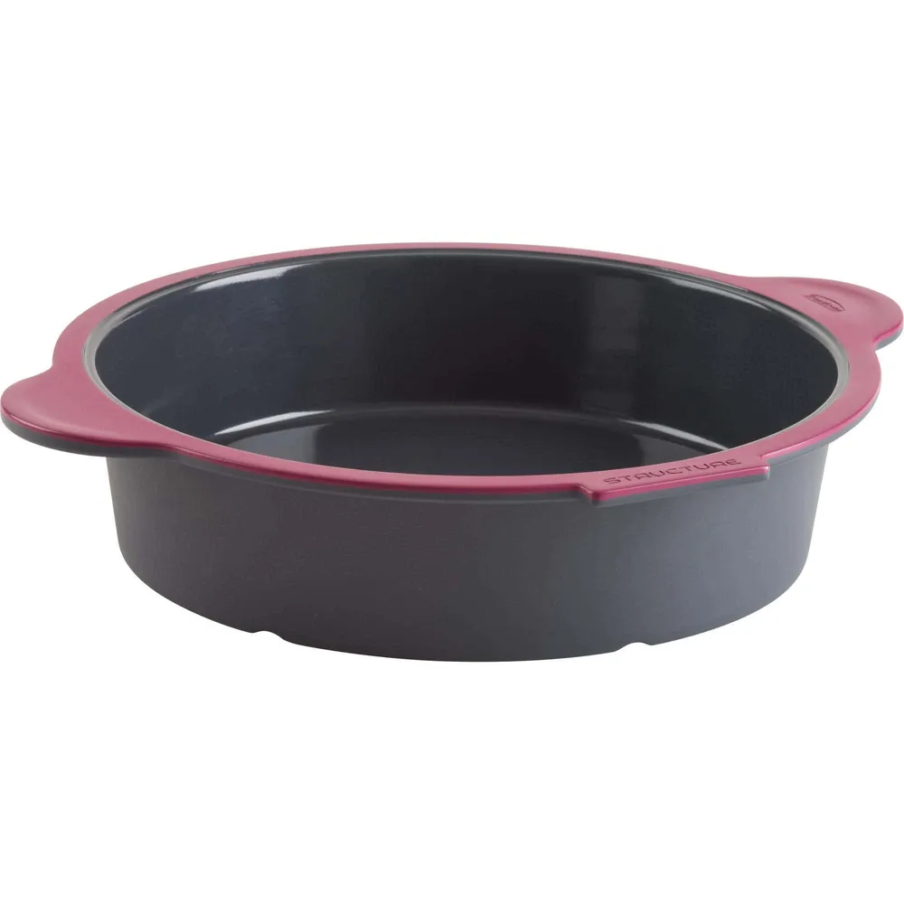 Trudeau Structure Silcone 9" Round Cake Pan