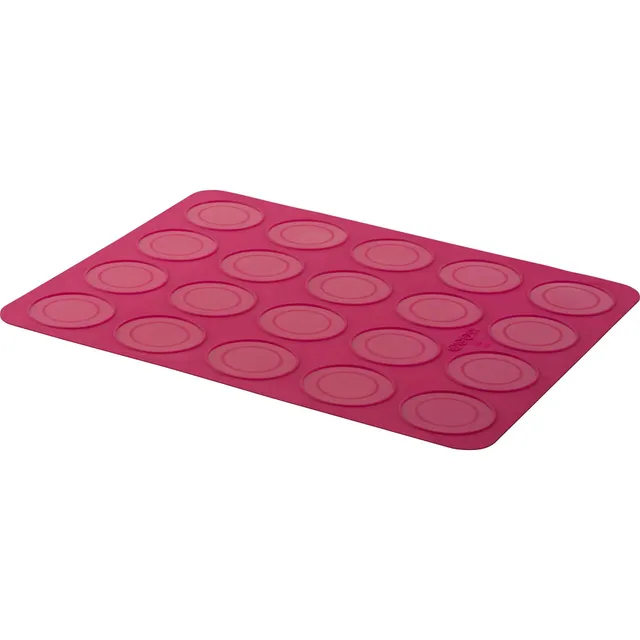 Trudeau Structure Silicone Muffin Pan (Fuchsia/Grey)