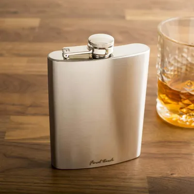 Final Touch Aperitif Alcohol Drinking Flask (Stainless Steel)
