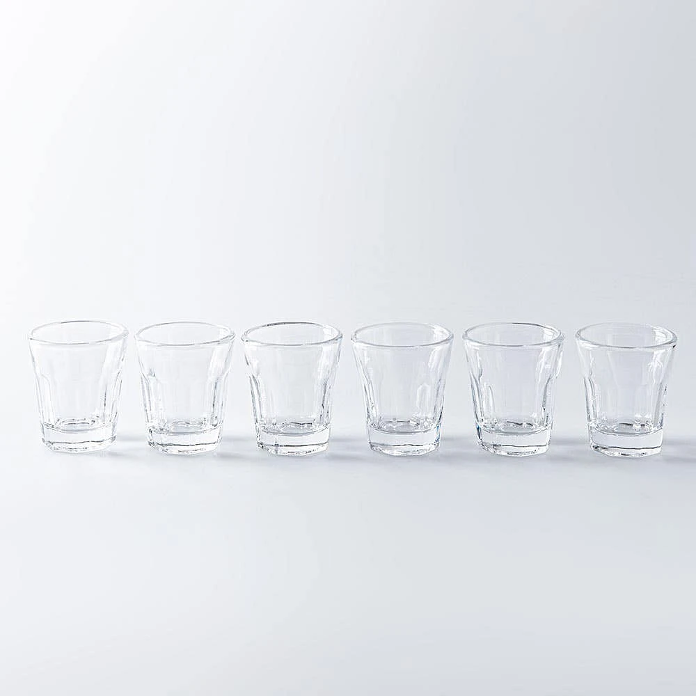 KSP Rock Ridge Glass Shot Glass - Set of 6 (42mL)