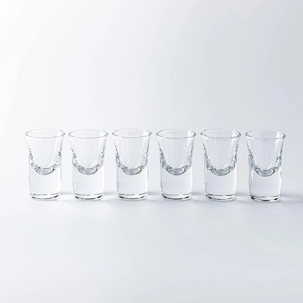 KSP Brewer's Choice Glass Shot Glass - Set of 6 (Clear)