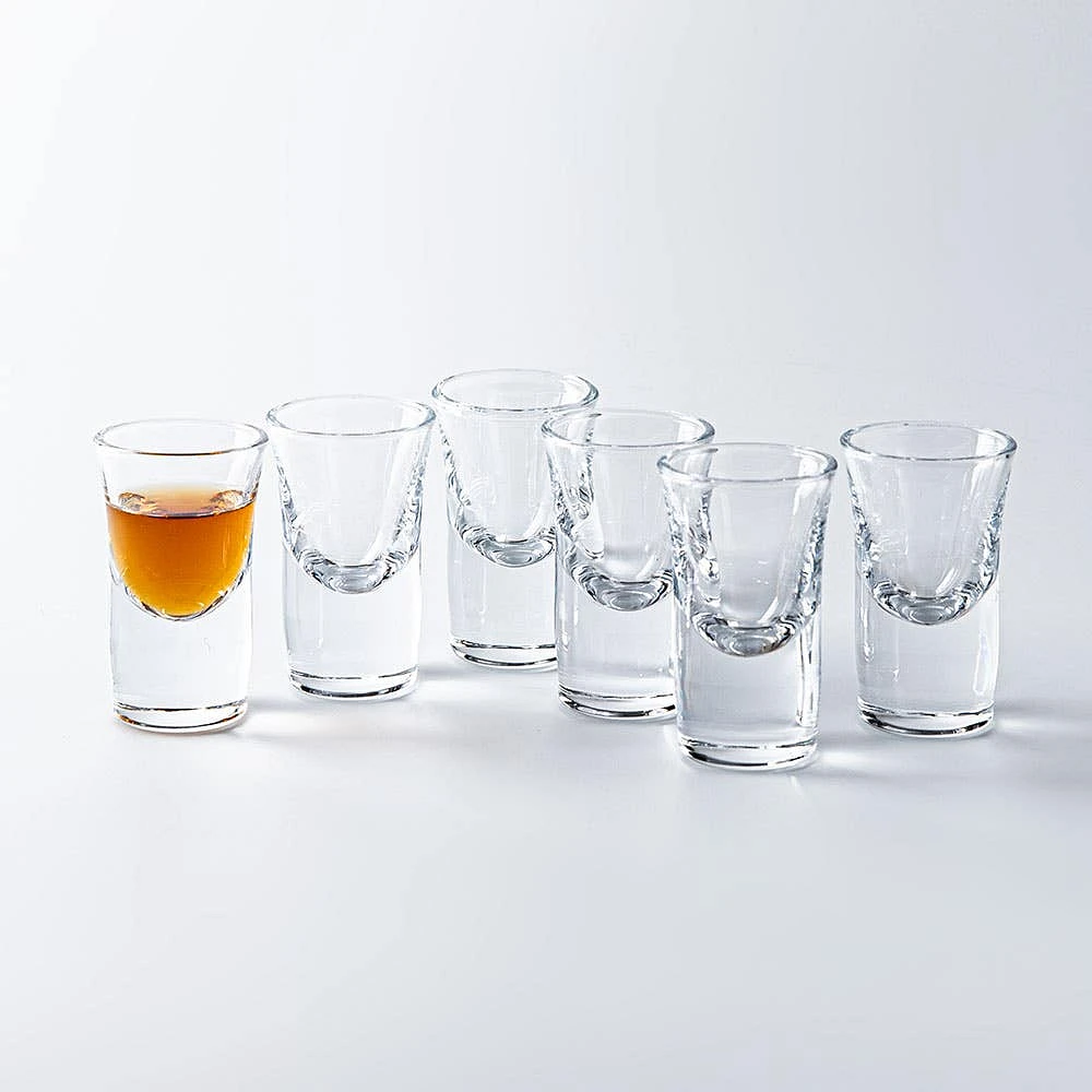 KSP Brewer's Choice Glass Shot Glass - Set of 6 (Clear)