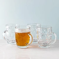 KSP Brewer's Choice Glass Beer Mug 510ml - Set of 4 (17oz.)