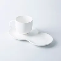 KSP Side Car Porcelain Cup & Saucer (White)