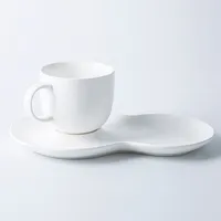 KSP Side Car Porcelain Cup & Saucer (White)