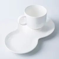 KSP Side Car Porcelain Cup & Saucer (White)