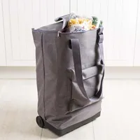 KSP Stuff Foldable Shopping Trolley (Light Grey)