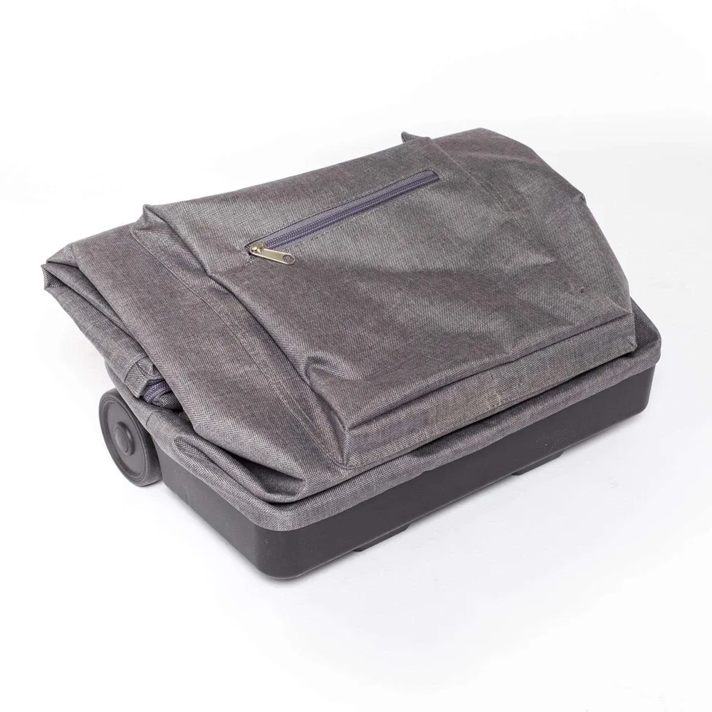 KSP Stuff Foldable Shopping Trolley (Light Grey)