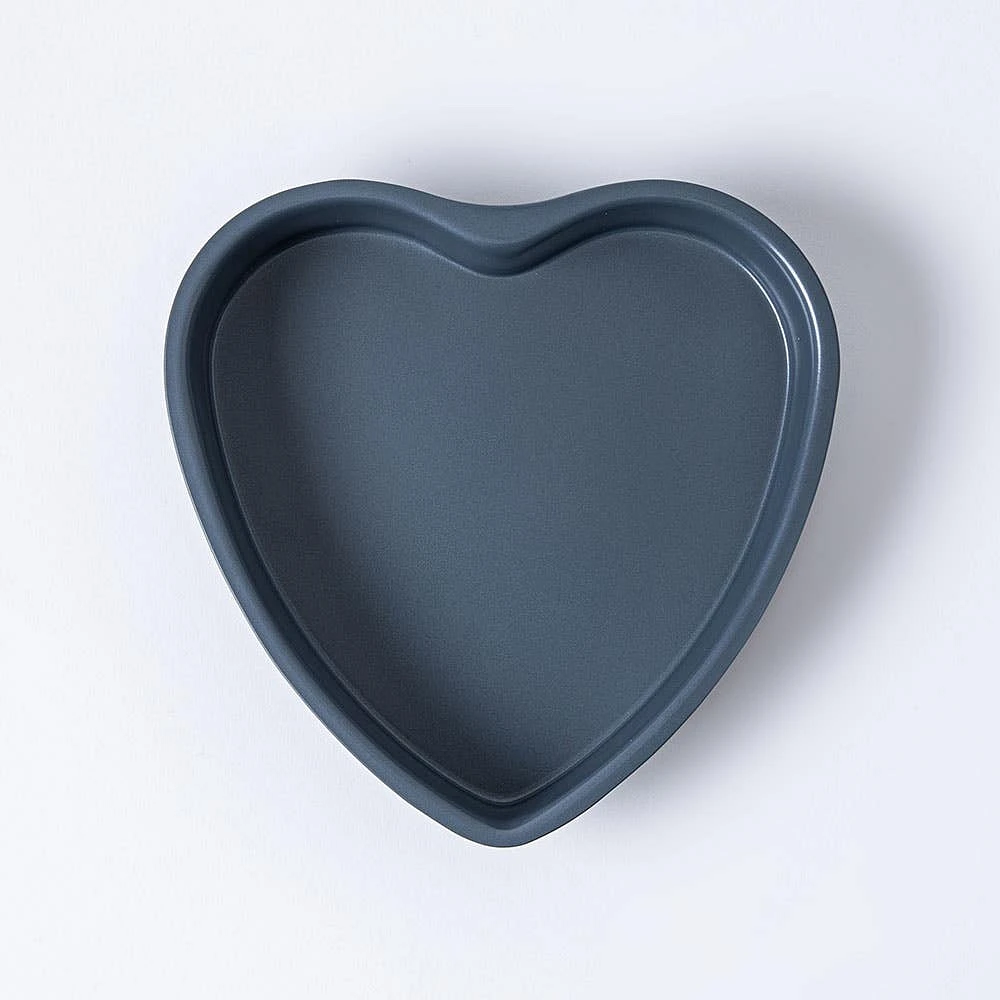 Fox Run Non-Stick Bakeware Heart Pan 8x8x1.25" (Grey)