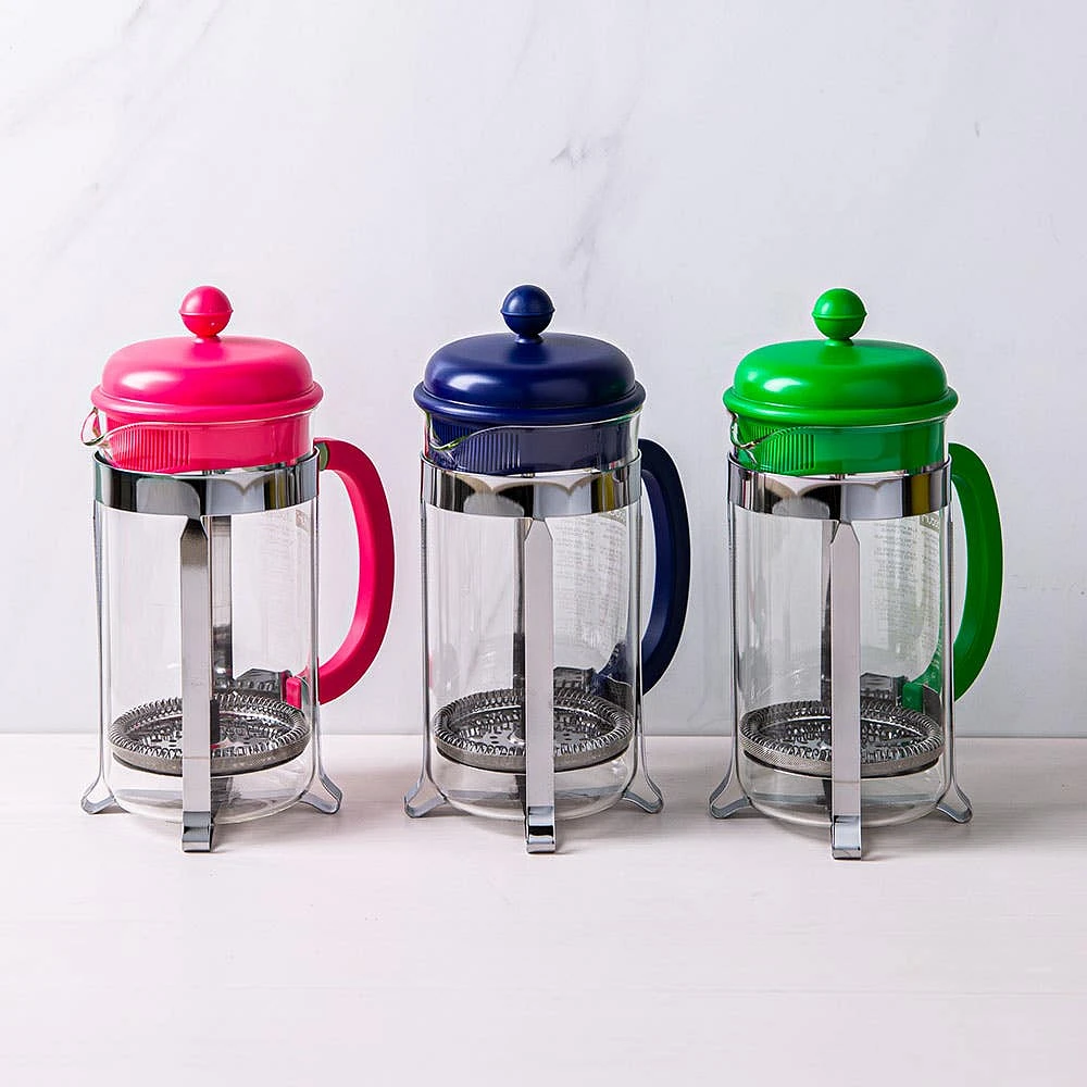 Bodum Caffettiera French Coffee Press 8-Cup (Bubblegum Pink)