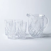 Godinger Dublin Crystal-Cut Pitcher & Highball Set/5